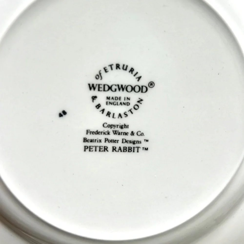 Wedgwood Beatrix Potter Peter Rabbit 7” Plate Number 48 in Original Box